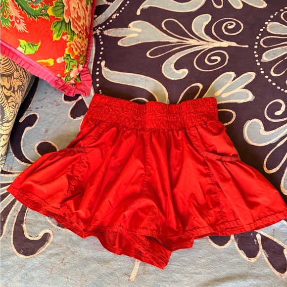 FP Movement by Free People Pants - Free People Movement Red Get Your Flirt On Shorts
